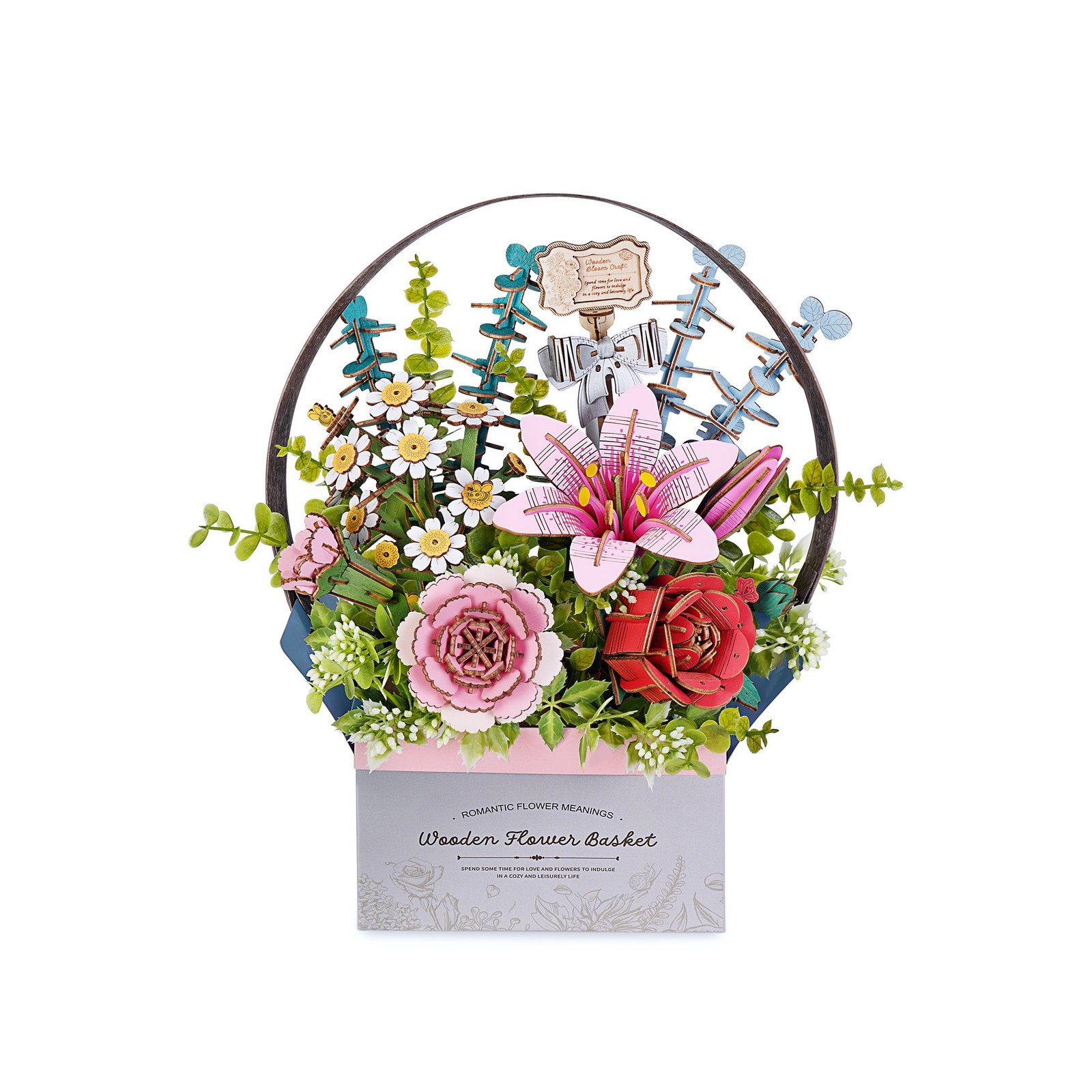 9559ddd3-28b8-54ee-831e-b77567b50586.jpg 3D Wooden Puzzle – Flower Basket - Image 1