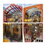 Antwerp Railway Cathedral Book Nook kit - Image 5
