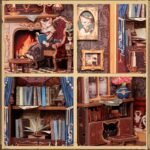 Count Cat’s Study Book Nook KIT - Image 5