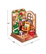 Christmas Fireplace Book Nook kit - Image 5