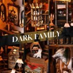 Gothic Family Book Nook kit - Image 7