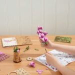 Purple Moth Orchid 3D Wooden Puzzle - Image 3