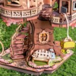 Sakura Tree House 3D Wooden Puzzle - Image 7