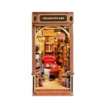 DIY Bookstore Book Nook Kit Miniature Library Scene with LED Lights