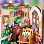 Christmas Fireplace Book Nook kit - Image 3