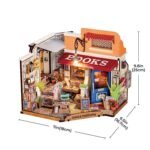 Corner Bookstore Book Nook kit - Image 5