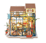 Emily's Flower Shop Book Nook kit - Image 7