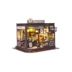 Magic Café DIY Book Nook Kit | Wooden Coffee Shop Bookshelf Insert - Image 4