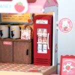 Strawberry Milk Box Book Nook kit - Image 4
