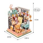 Sweet Dream Bedroom Book Nook kit - Image 6