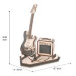 3D Modern Wooden Puzzle – Drum Kit - Image 4