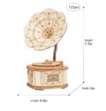 Gramophone 3D Wooden Puzzle - Image 2