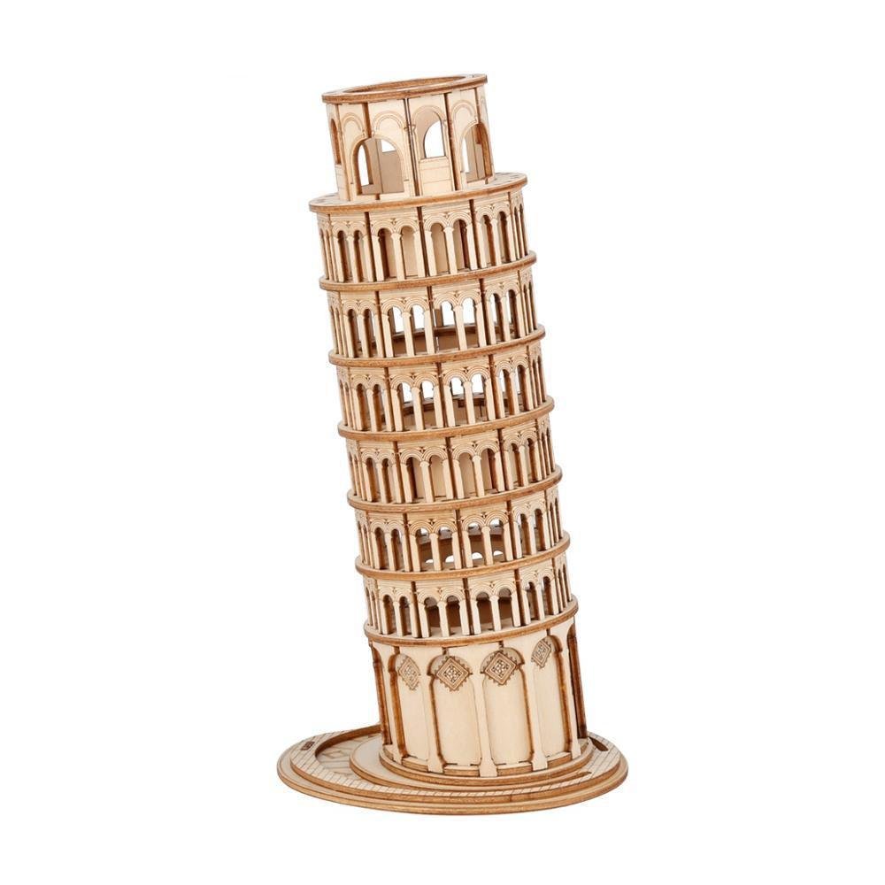 Leaning Tower of Pisa 3D Wooden Puzzle - Image 1