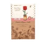 Red Rose 3D Wooden Puzzle - Image 3
