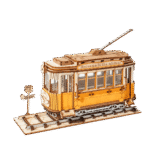 Yellow Trolley 3D Wooden Puzzle