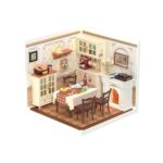 Warm Dining Room Book Nook