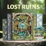 Lost Ruins DIY Fantasy Book Nook kit with LED Crystals - Image 2