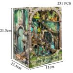 Lost Ruins DIY Fantasy Book Nook kit with LED Crystals - Image 5