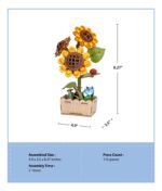 3D Wooden Puzzle – Sunflower Bloom Set - Image 5