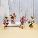 3D Wooden Puzzle – Carnation Bloom Set - Image 4