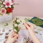 3D Wooden Puzzle – Flower Basket - Image 5