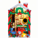 Book Nook Kits Christmas DIY Scenes for Bookshelves festive book nook kit with fireplace and holiday décor
