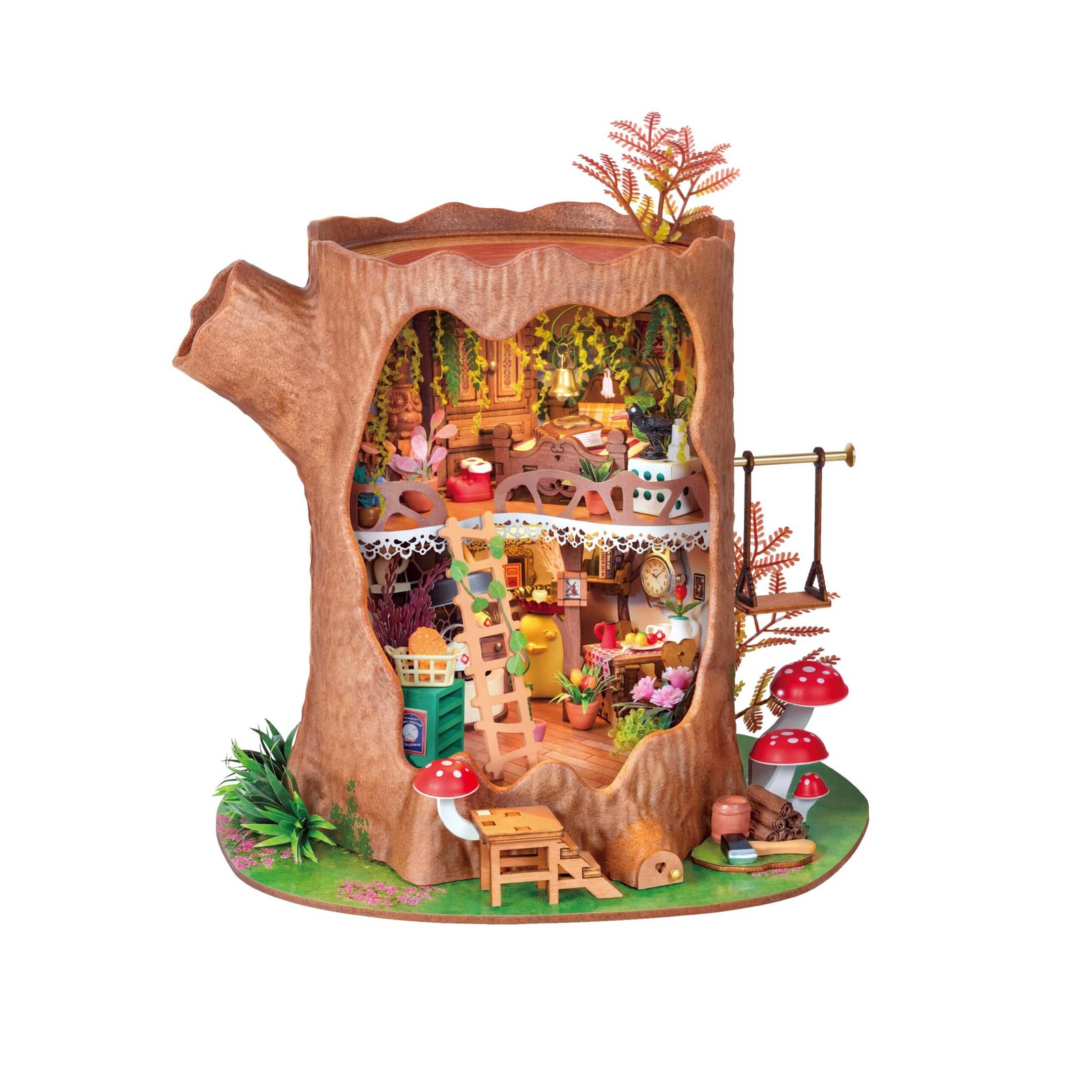f8154584-305c-5c0c-95d5-6f2a2e1ba04e-scaled-1.jpg Fairytale Tree House Kit Miniature House - Image 1