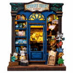 Book Nook kit Journey Trace Bookshop DIY Kit travel bookstore book nook kit for shelf décor