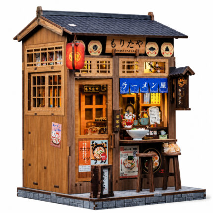 Book Nook kit Morita-Ya DIY Kit Japanese storefront book nook kit for shelf décor