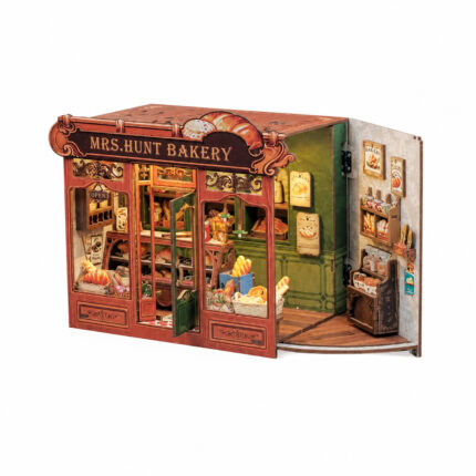 Book Nook kit Mrs. Hunt Bakery DIY Kit vintage bakery book nook kit for shelf décor
