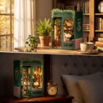 Owl Bookstore DIY Book Nook Kits with LED Lights - Image 3