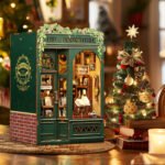 Owl Bookstore DIY Book Nook Kits with LED Lights - Image 4