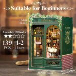 Owl Bookstore DIY Book Nook Kits with LED Lights - Image 6