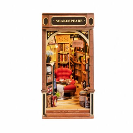 Shakespeare Library Book Nook Kit with LED Lights