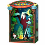 Book Nook Kit – Snoopy’s Beagle Scouts DIY Miniature Scene camping book nook kit for shelf décor