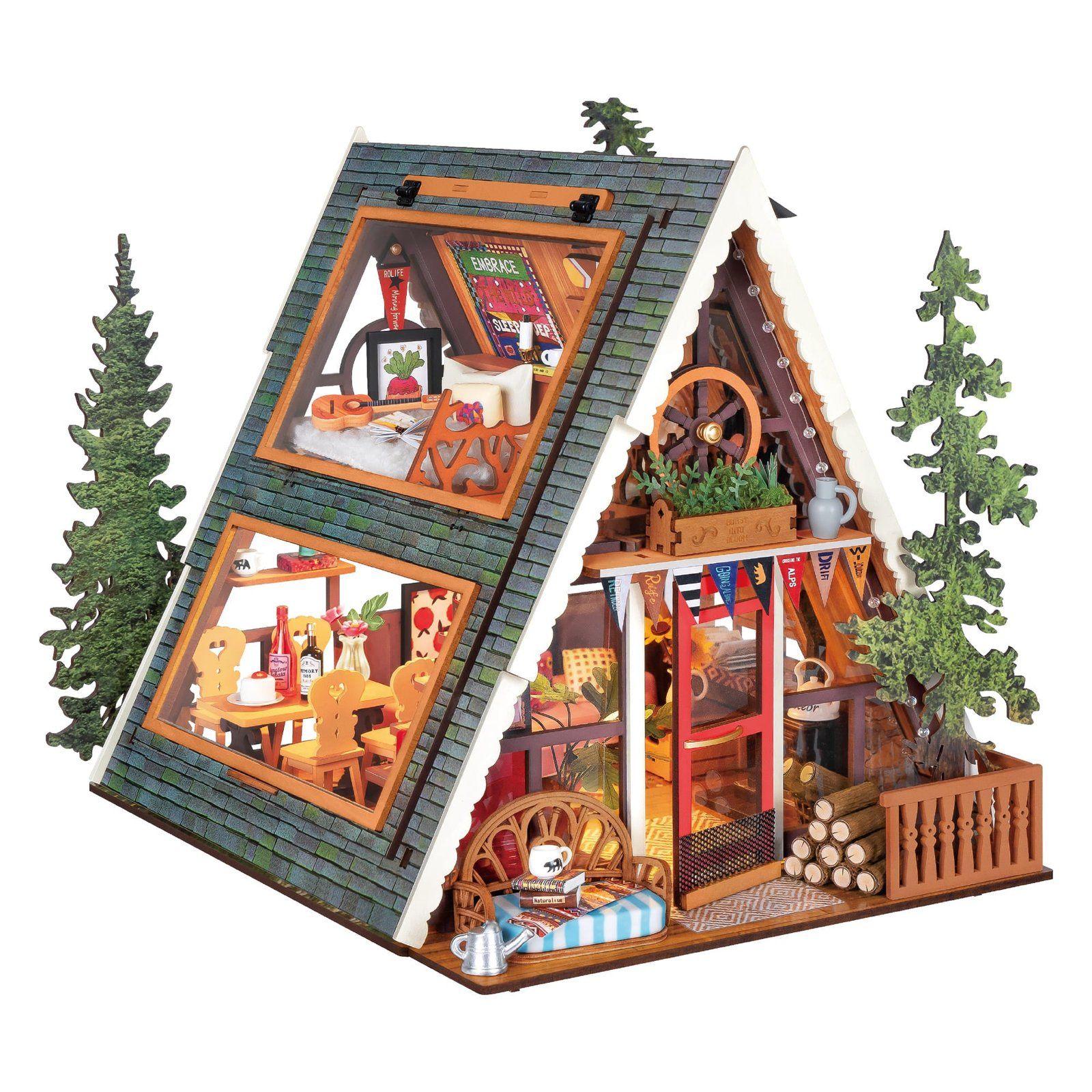 Versatile DIY book nook kit for gifts and cozy shelf decor