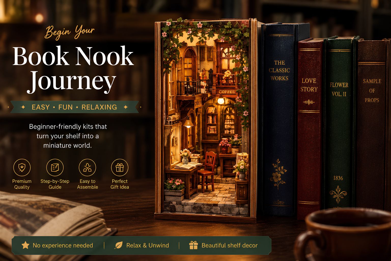 book nook kits for beginners