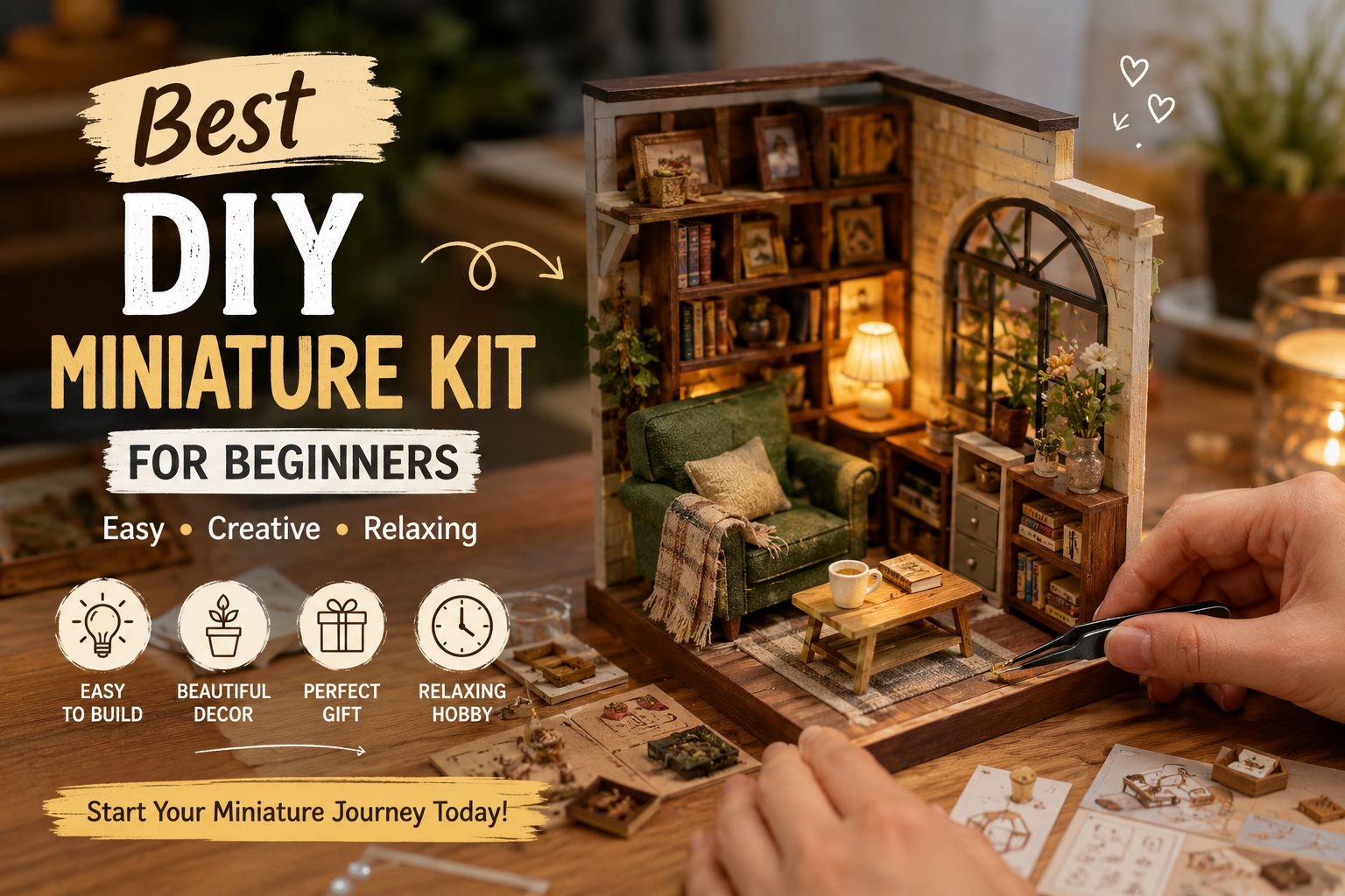 Best DIY miniature kit for beginners 2026 with easy creative room design