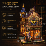 Time Magic Club 3D wooden puzzle assembled
